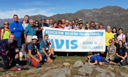 Un grande successo la gita "In montagna con l'Avis di Castellamonte"