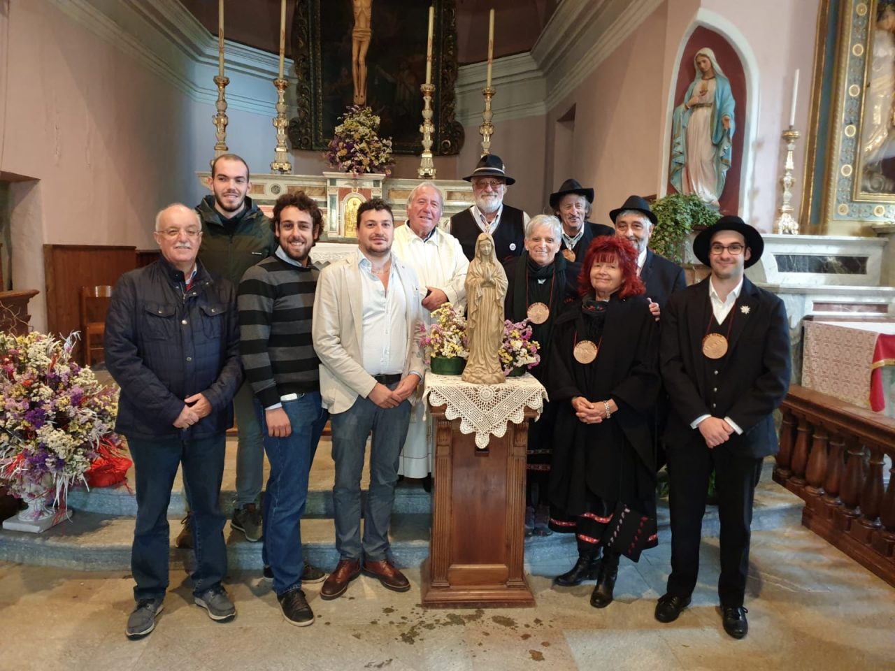 Nuova Madonnina posta al Colle della Crocetta
