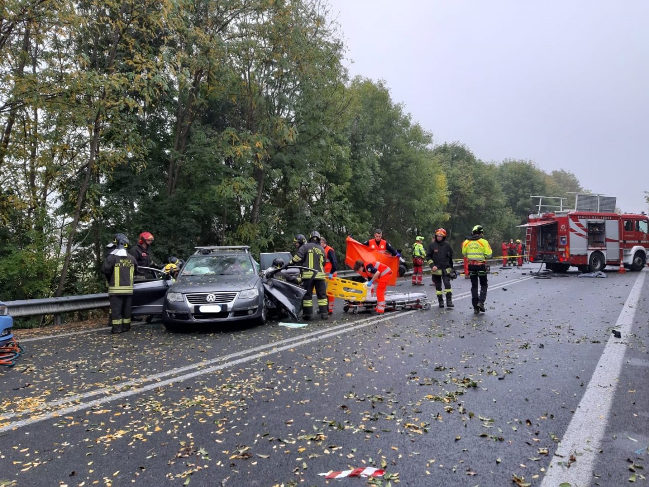 Tragico incidente sulla SP460, due persone decedute una in gravissime condizioni | FOTO