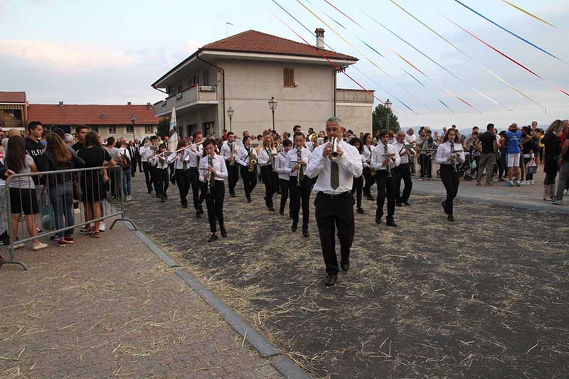 San Francesco al Campo la banda musicale in festa