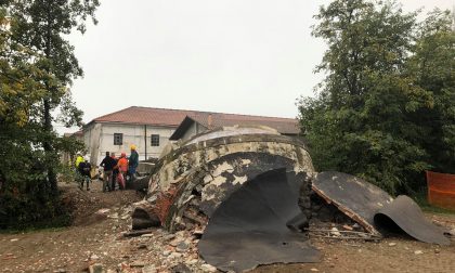 Ciriè: un'esplosione per abbattere la torre dell'ex Ipca (IL VIDEO)
