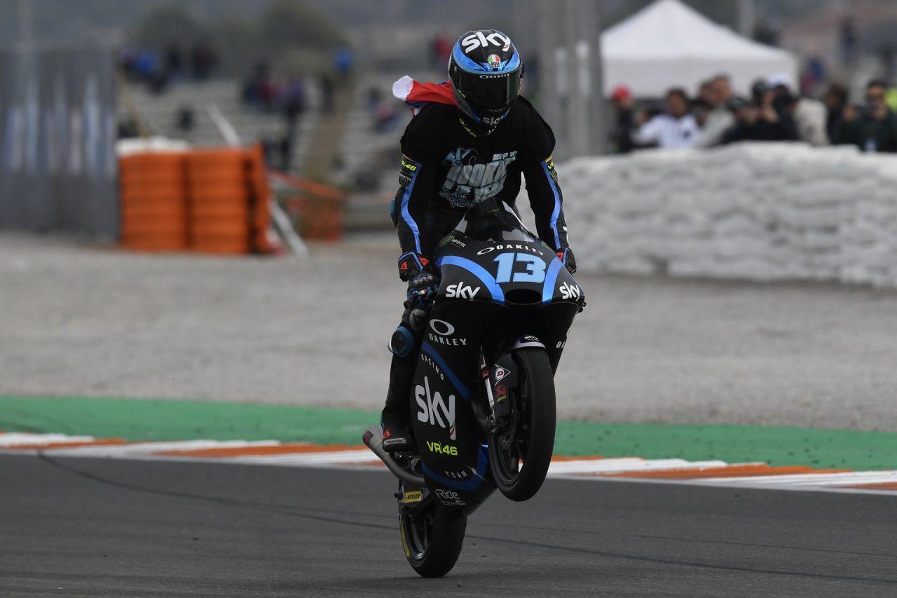 Celestino Vietti Ramus rookie dell’anno con l’ottavo posto di Valencia