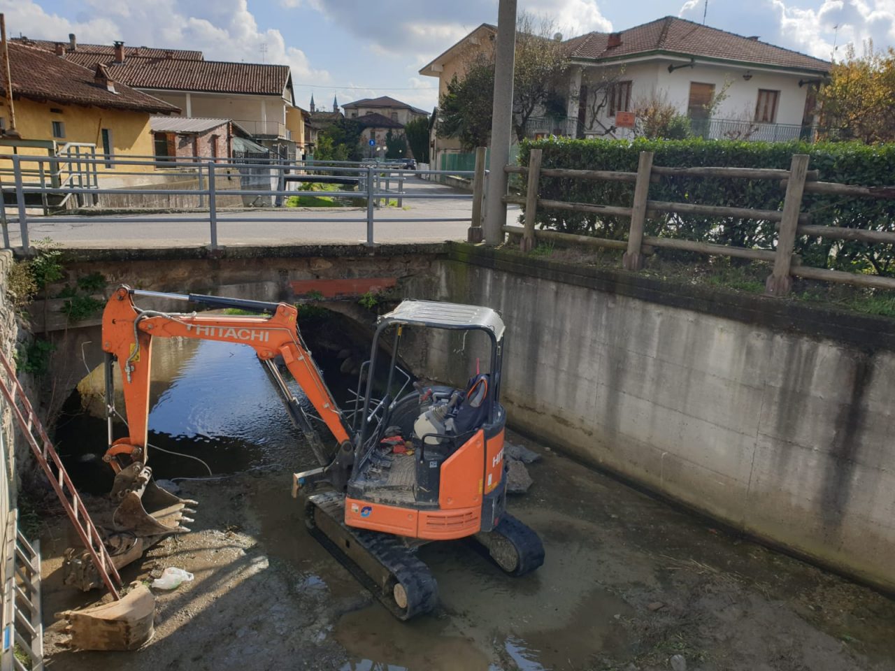 Messa in sicurezza del ponticello sul Rio San Pietro