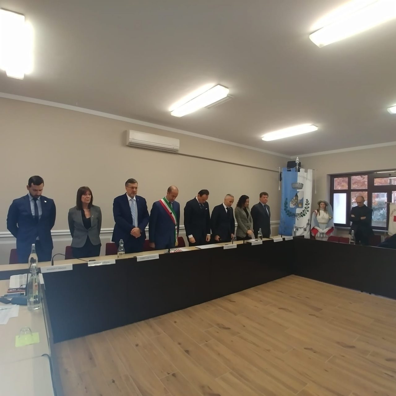 Il presidente della Regione Alberto Cirio in visita a Mappano