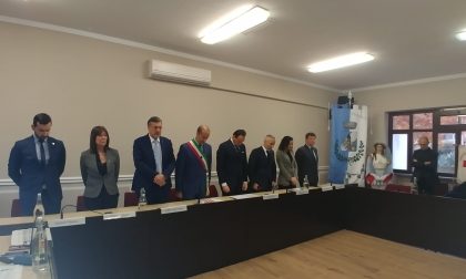 Il presidente della Regione Alberto Cirio in visita a Mappano | FOTO