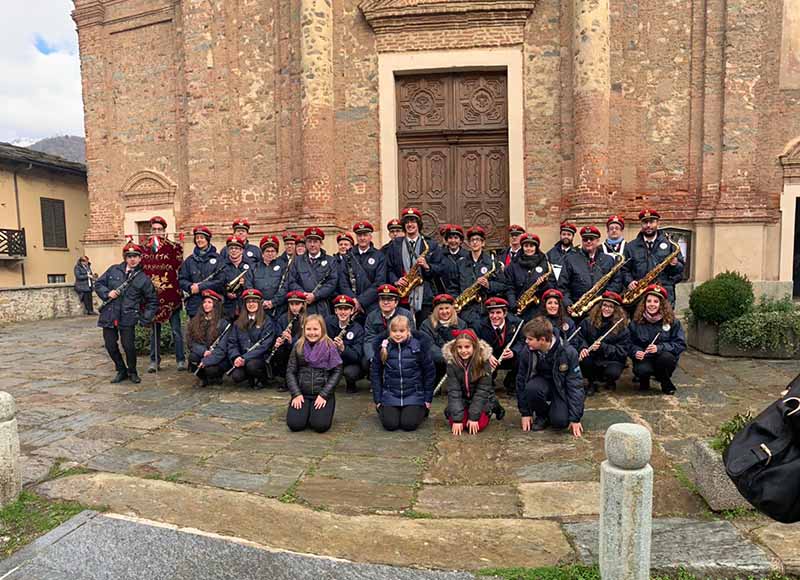Santa Cecilia musica protagonista con la Filarmonica di Corio