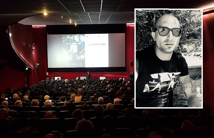 Il creativo cuorgnatese Umberto Burro al lavoro per il grande schermo