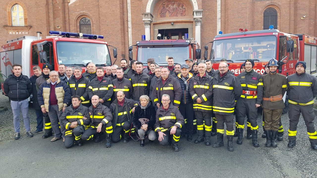 Vigili del fuoco volontari di Castellamonte in festa per Santa Barbara