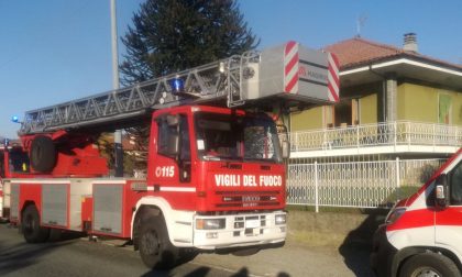 Incendio in una villetta ad Agliè: uomo elitrasportato a Ciriè