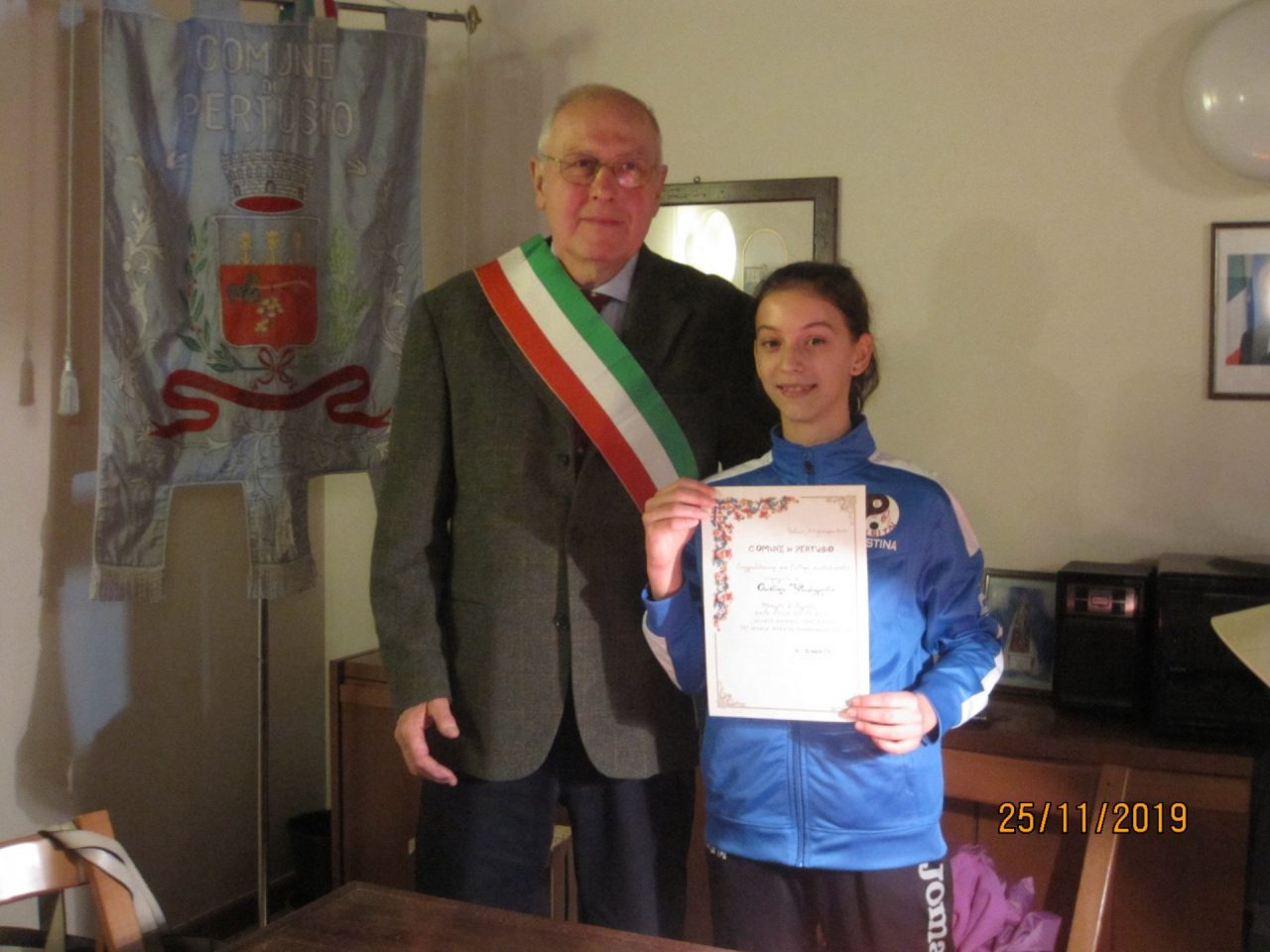 Cristina Vaudagnotto premiata per i suoi brillanti risultati