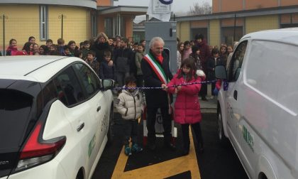 A Bollengo inaugurata la prima stazione di ricarica per auto elettriche