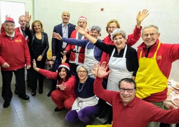 Pranzo solidale al Fornacino club di Leini