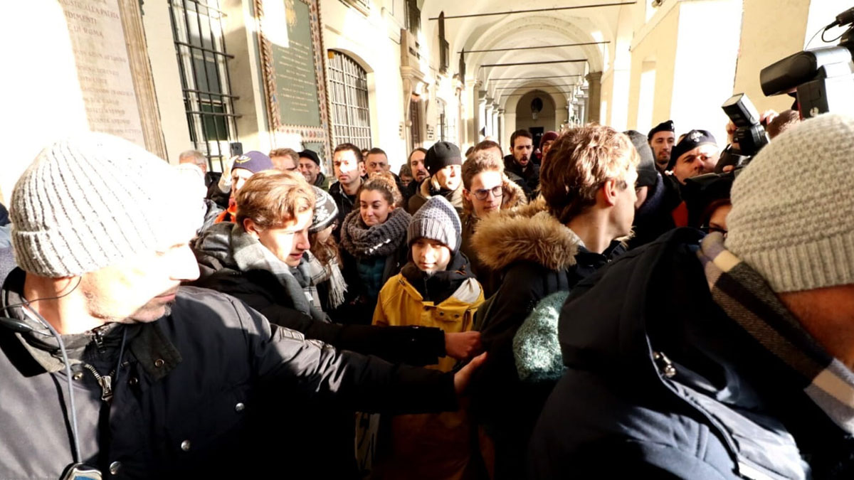 Il grande giorno di Greta Thunberg a Torino FOTO e VIDEO