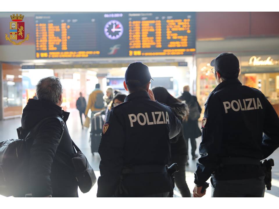 Alto impatto l’operazione della Polfer nelle stazioni