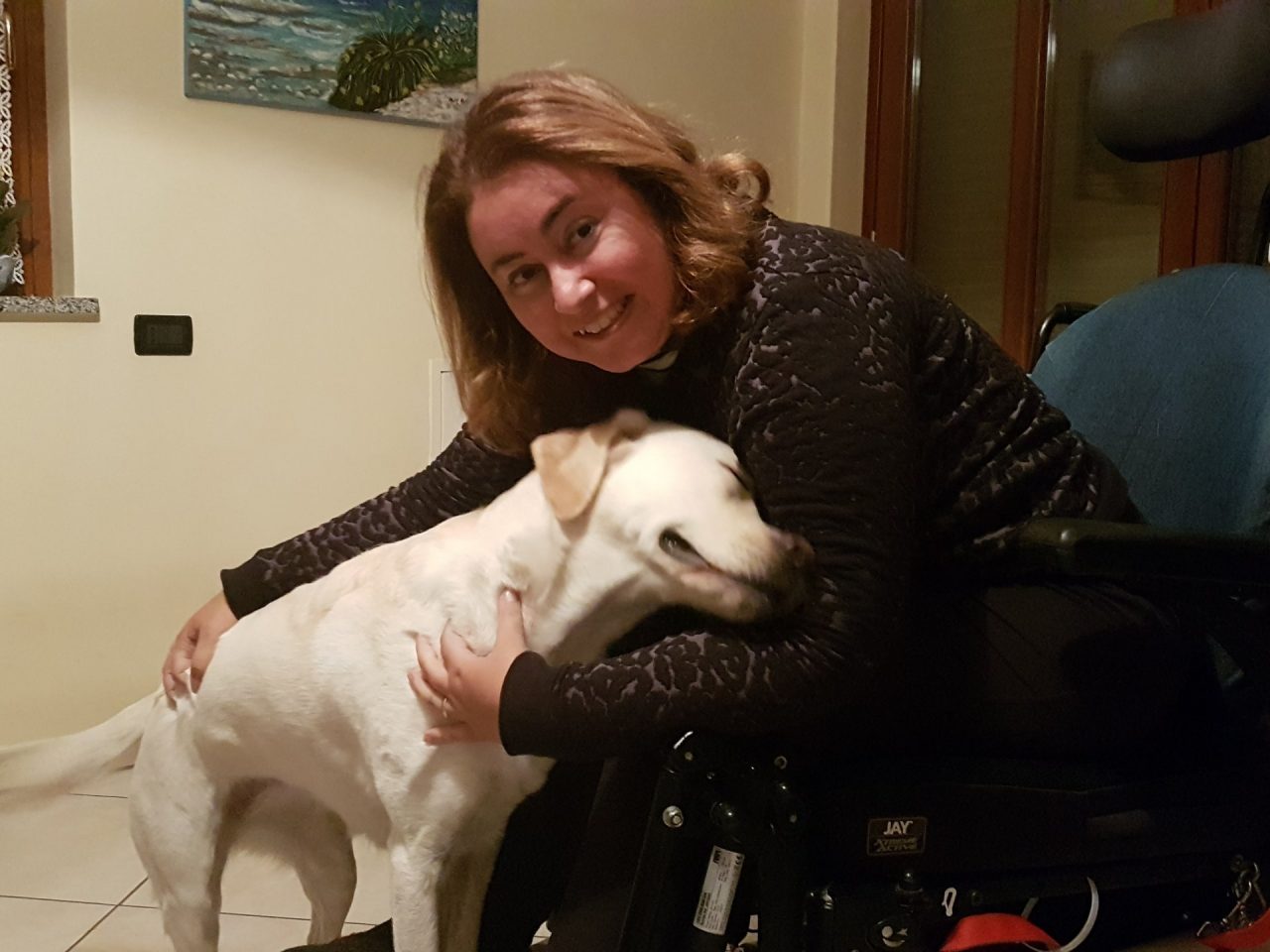 Quando un cane d’assistenza ci migliora la vita: le magiche «impronte» di Luce sul cuore di Alba