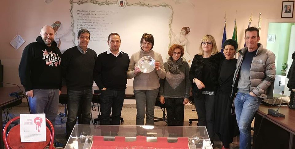 I saluti del Municipio alla neo pensionata Anna Calcio Gaudino