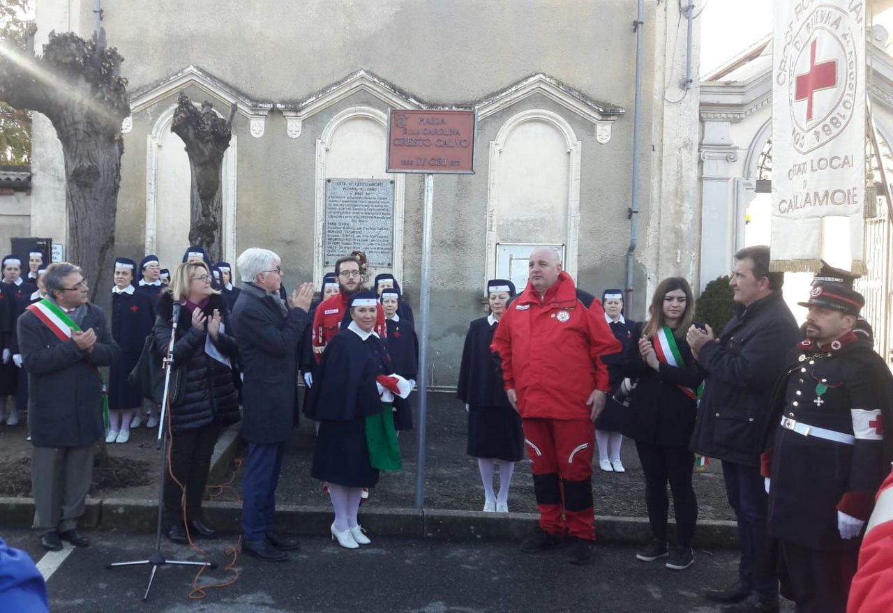Piazza a Castellamonte intitolata a Carolina Cresto Calvo, infermiera volontaria della Cri 1920