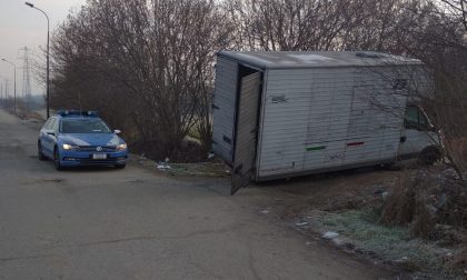 Camion carico di rame rubato viene recuperato dalla Polizia a Volpiano