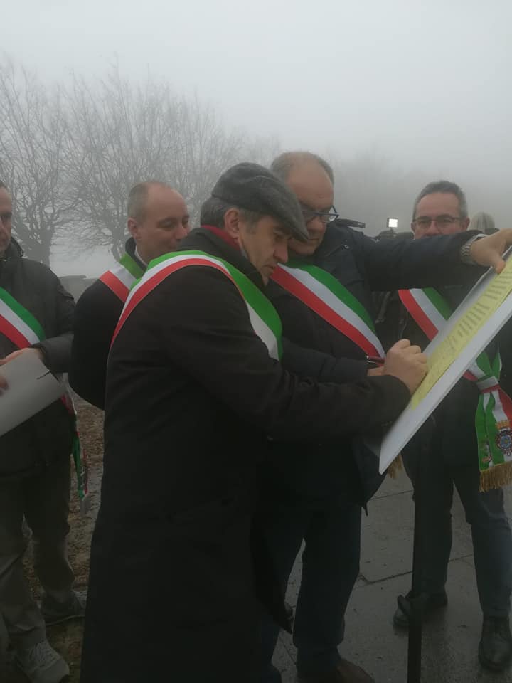A Superga per il patto dei sindaci anche il primo cittadino di Valperga Gabriele Francisca