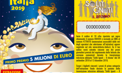 Lotteria Italia 2020: a Torino il primo premio da 5 milioni di euro. TUTTI I BIGLIETTI VINCENTI