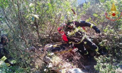 Persona in un dirupo a Balangero, soccorsi in corso