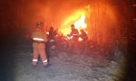 Incendi boschivi, vigili del fuoco al lavoro in Canavese su tre fronti | FOTO