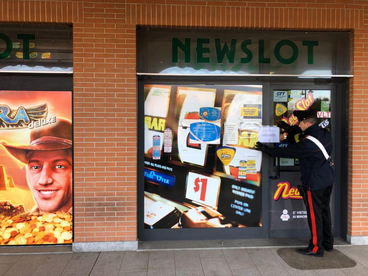 Il questore chiude la Newslot per 15 giorni