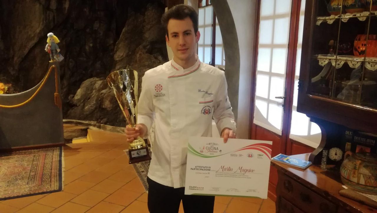 Martin Magnino: da Sparone ai Campionati Italiani di Cucina