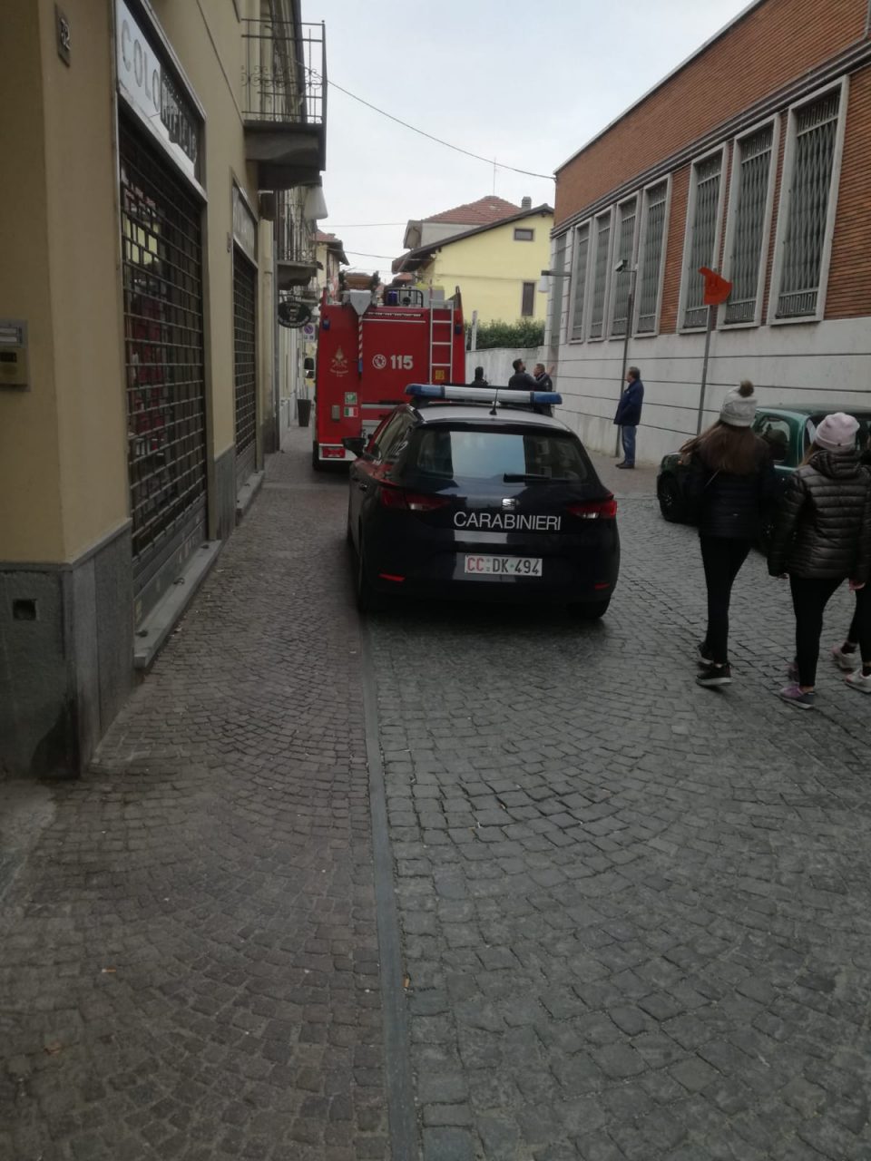 Perdita d’acqua in uno stabile di Ciriè: intervento in corso