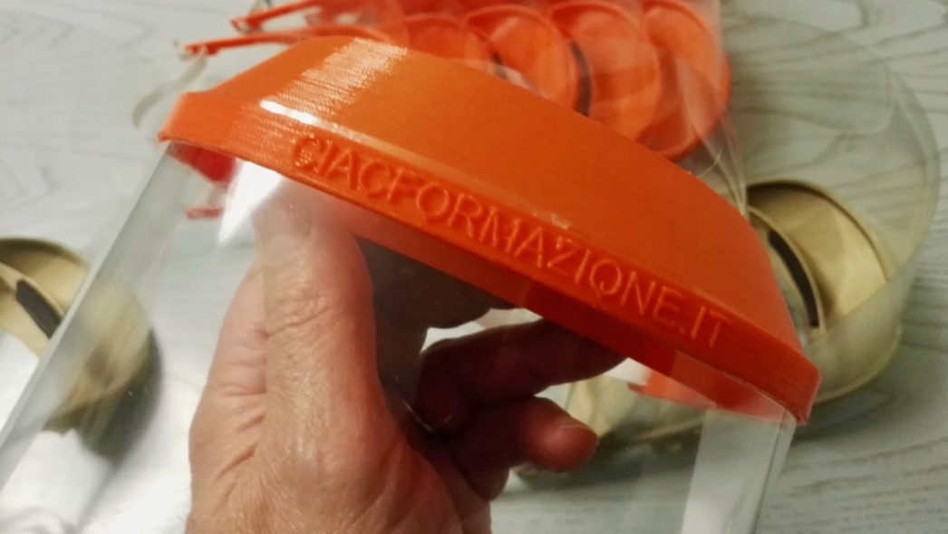 Ciac realizza le visiere per il personale sanitario impegnato nella lotta al Covid -19