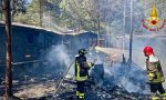 Incendio in un campeggio a Bardonecchia | FOTO