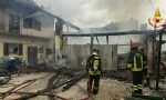 Incendio a Rivarossa, a fuoco un garage | FOTO