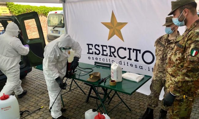 Coronavirus: in Piemonte in campo gli Alpini per sanificare le case di riposo