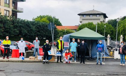 Solidarietà a Cuorgnè, donazioni all'ospedale e alla caserma dei carabinieri