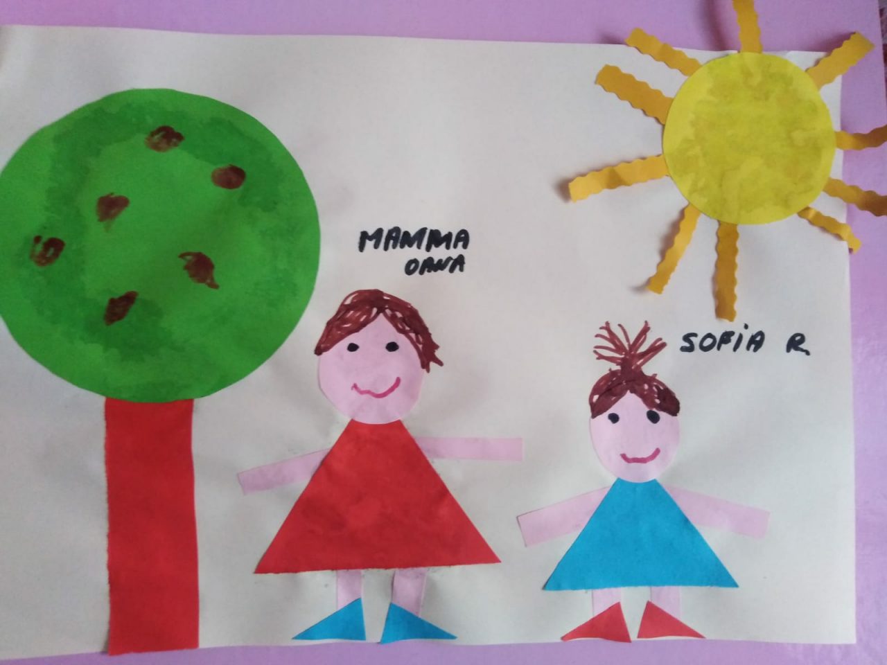 I disegni degli alunni della Materna «La Famiglia»