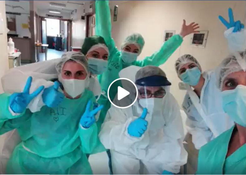 Medici e infermieri eroi, un video per dire GRAZIE al personale eporediese | VIDEO
