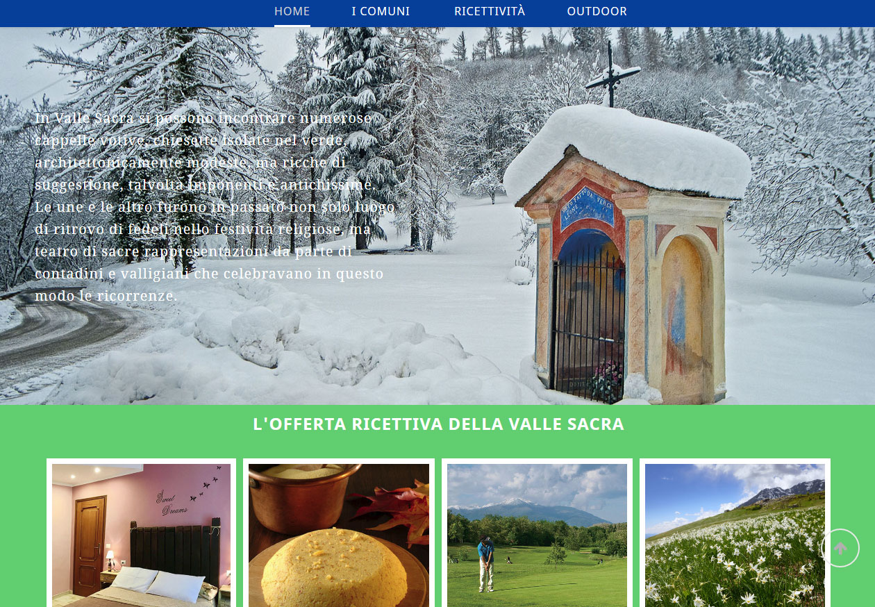 Turismo in Valle Sacra, un nuovo sito per il rilancio