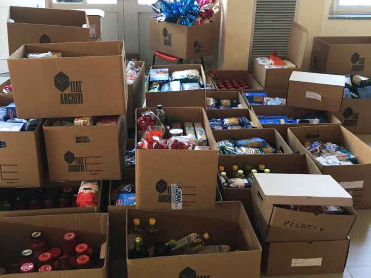 Distribuzione pacchi alimentari a Volpiano assistite quasi 800 persone