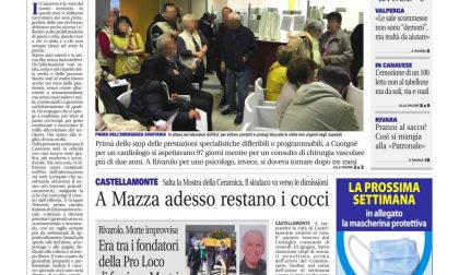 Il Canavese – edizione Rivarolo (del 24 giugno) in edicola. Ecco la prima pagina