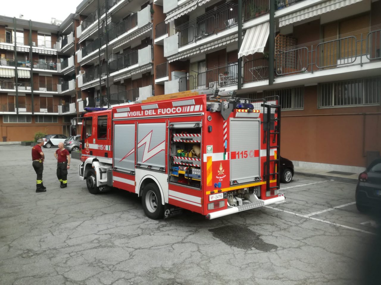Cantine allagate: si rompe una tubatura