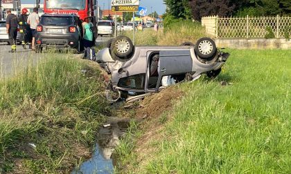 Leini: incidente stradale in via Caselle, 49enne elitrasportato al Cto