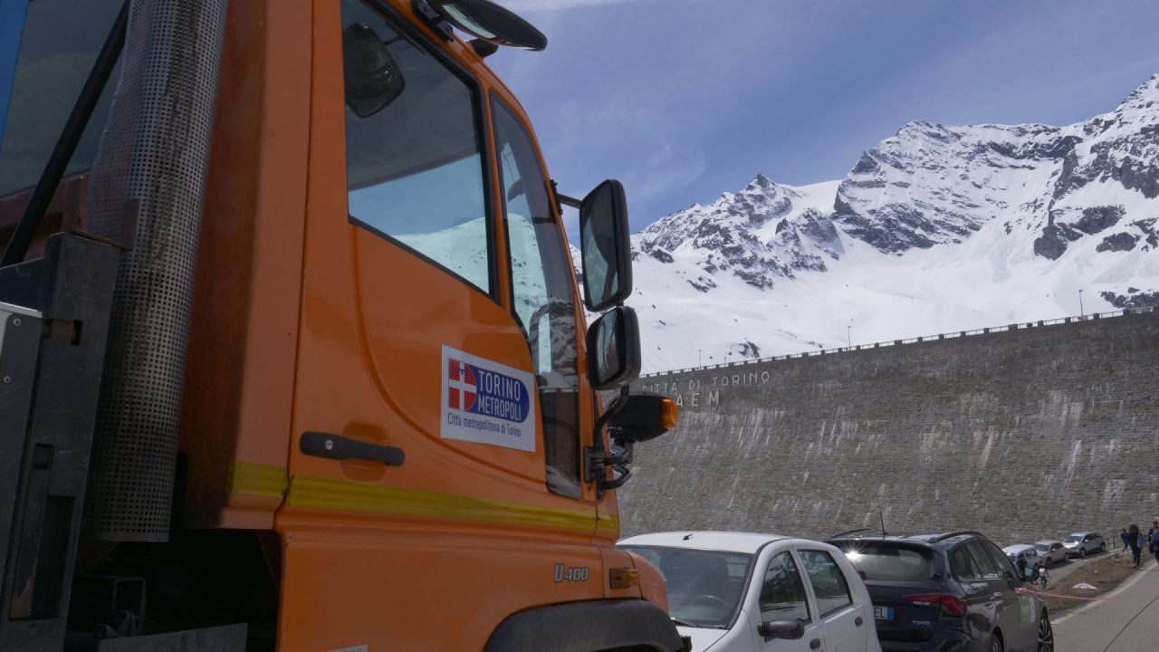 Proseguono i lavori sulla strada del Colle del Nivolet