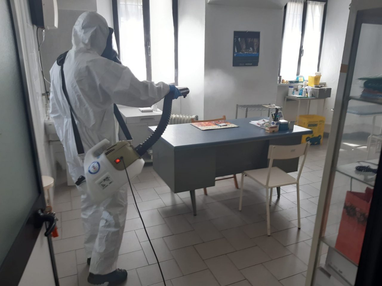 Protezione civile di Favria: 150 interventi di sanificazione sul territorio
