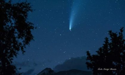 La cometa Neowise vista dal Canavese