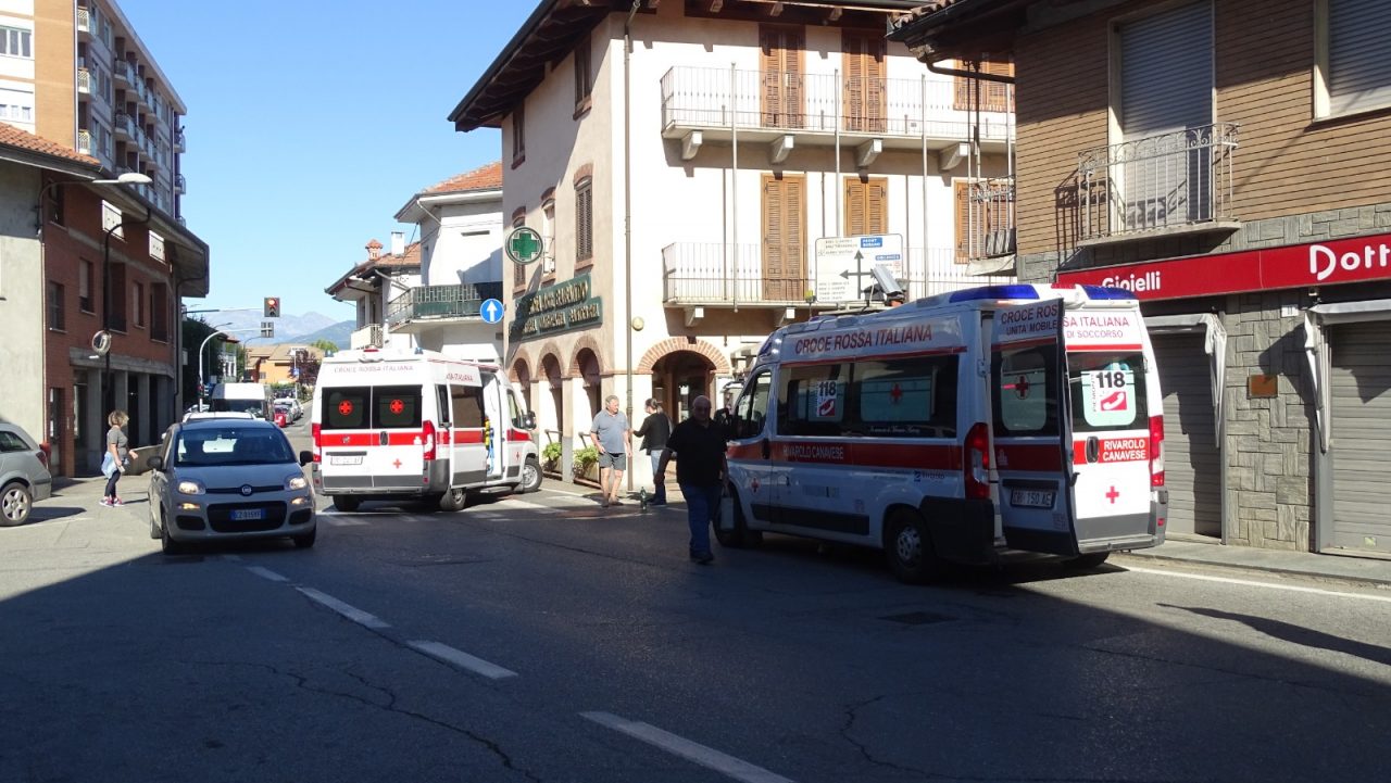 Uomo investito sulle strisce pedonali a Favria