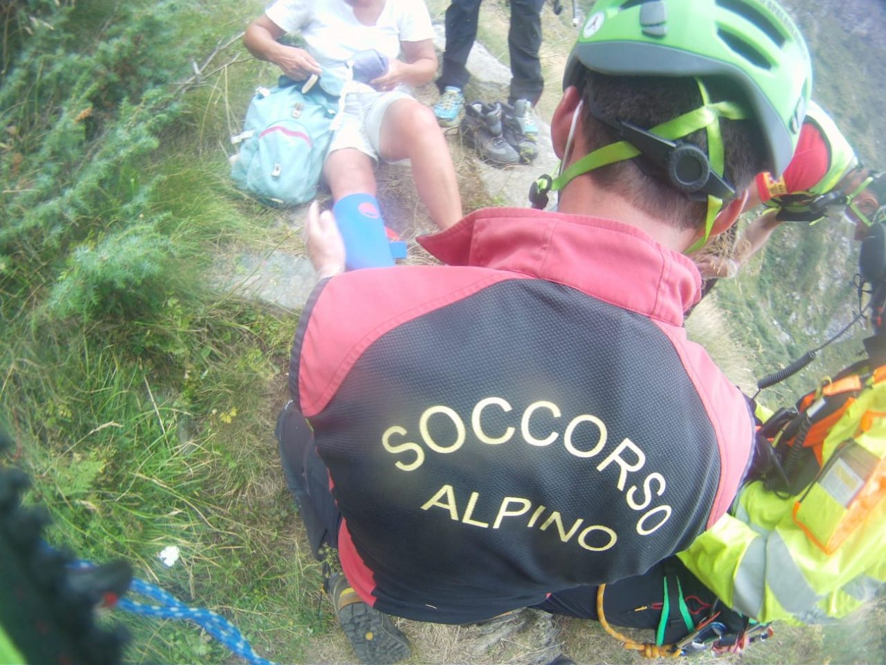 Escursionista infortunata sul sentiero per il Santuario di San Besso, intervento del Soccorso alpino | FOTO