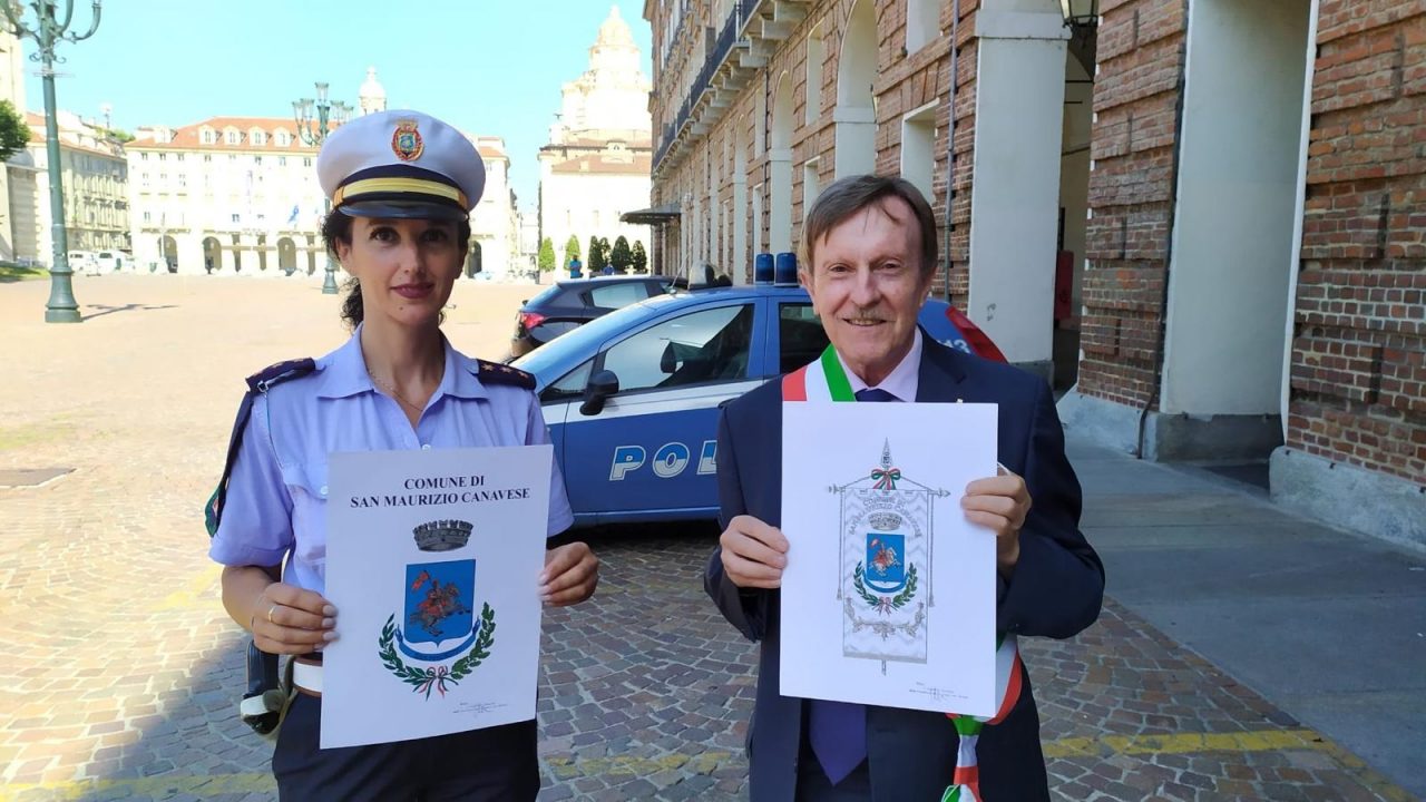 A rappresentare San Maurizio c’è un nuovo stemma