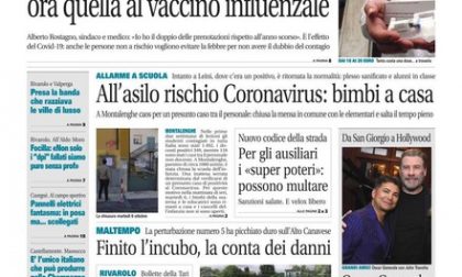 Il Canavese – edizione Rivarolo (del 07 ottobre) in edicola. Ecco la prima pagina