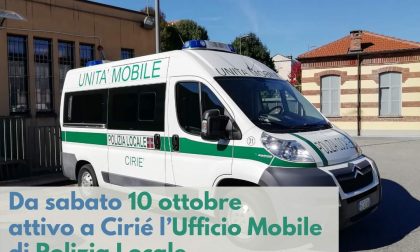 Ufficio mobile della Polizia locale a Ciriè