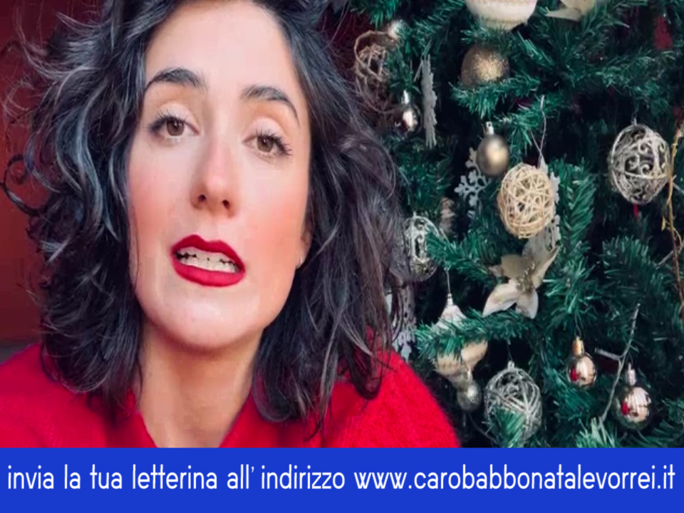L’attrice canavesana Marilina Succo: “Scrivi una letterina a Babbo Natale, aiuterai il Banco Alimentare”